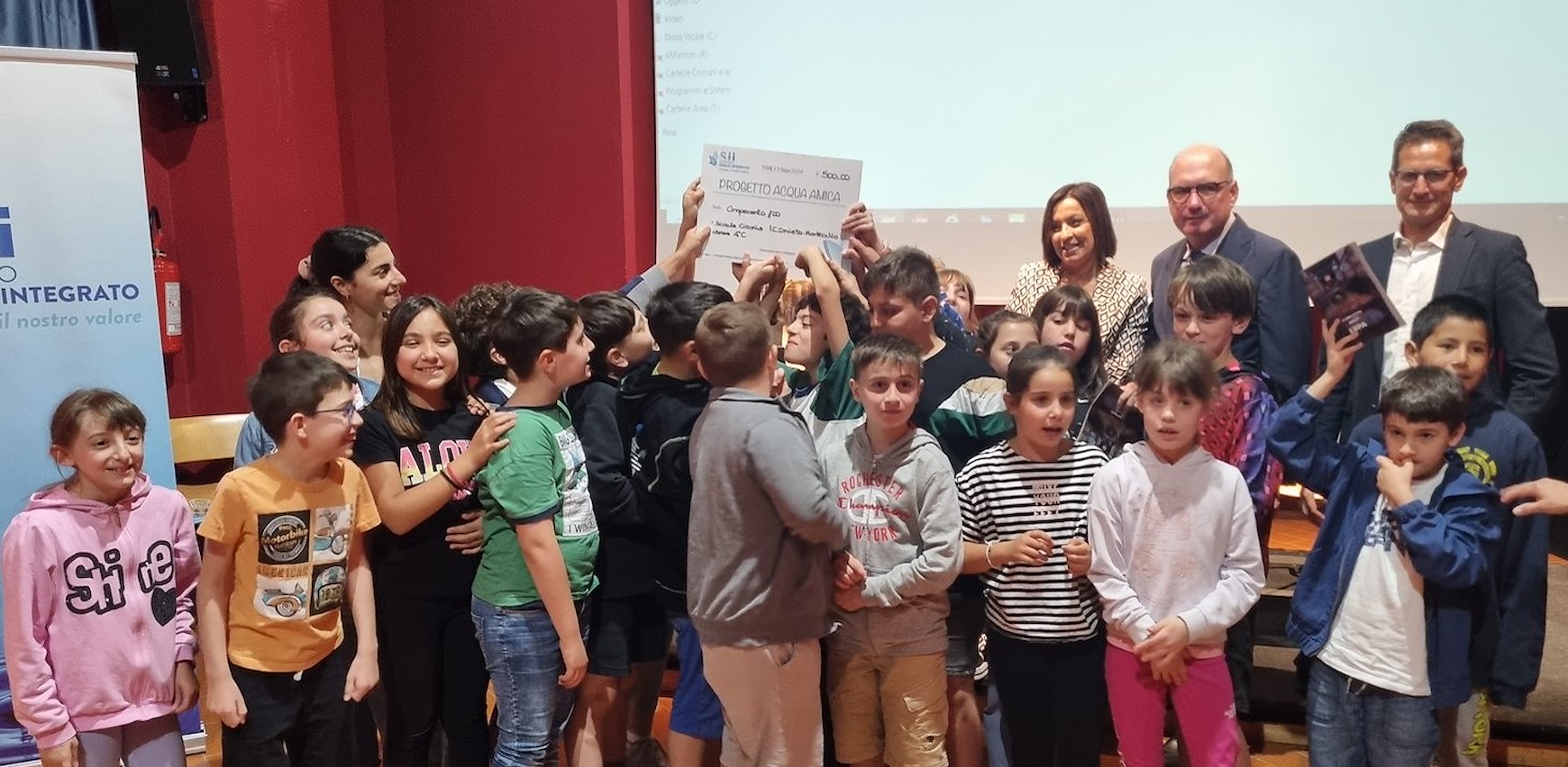 Classe vincitrice del progetto Acqua Amica