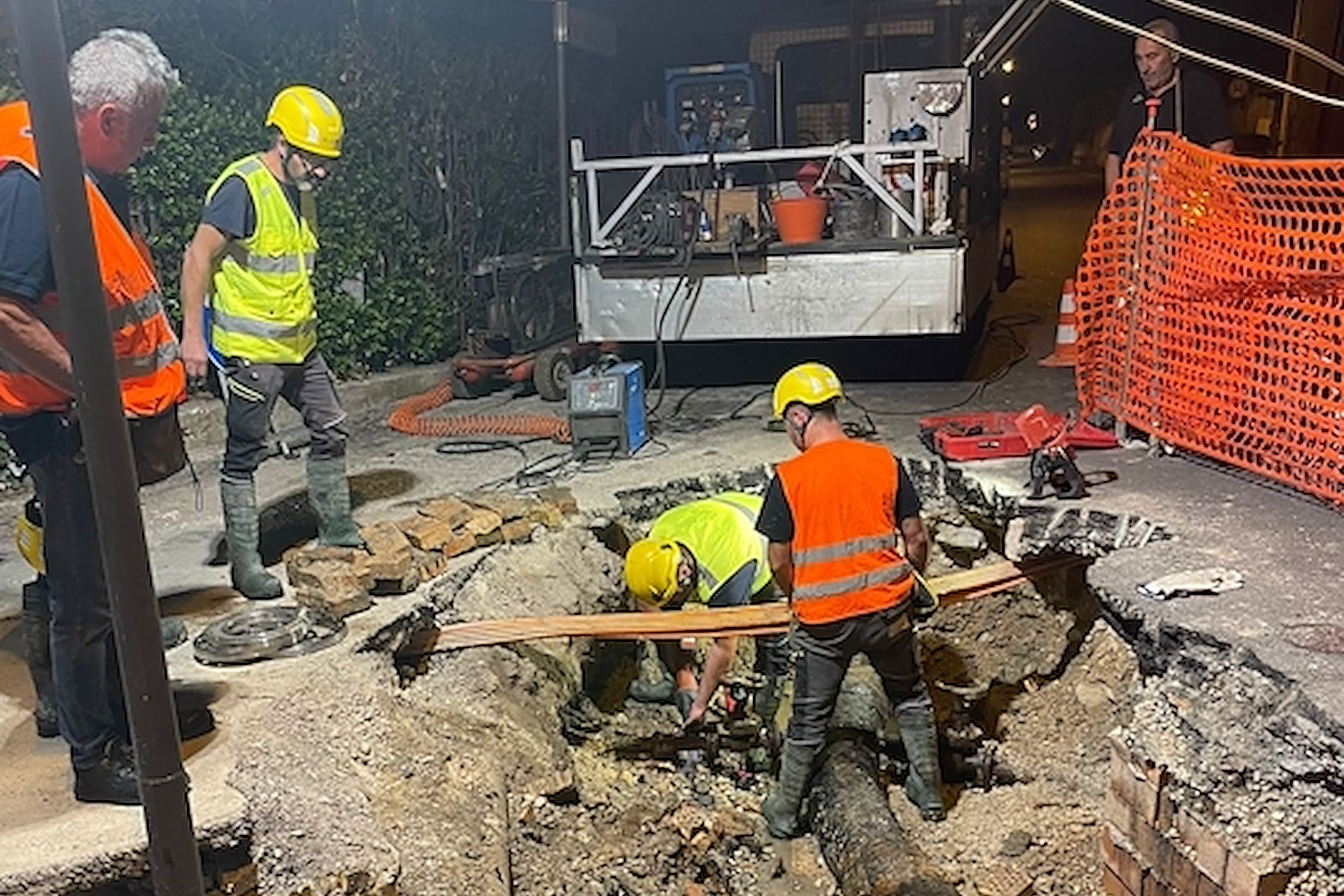 Lavori sulla rete idrica in corso a Terni