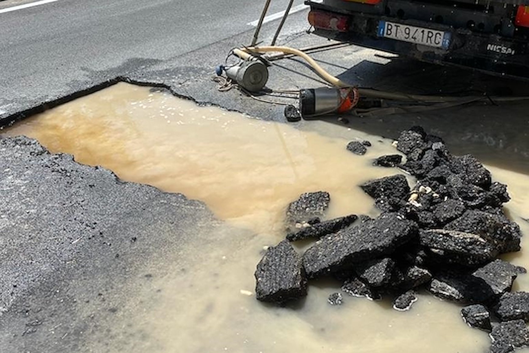Guasto idrico in via Alfonsine