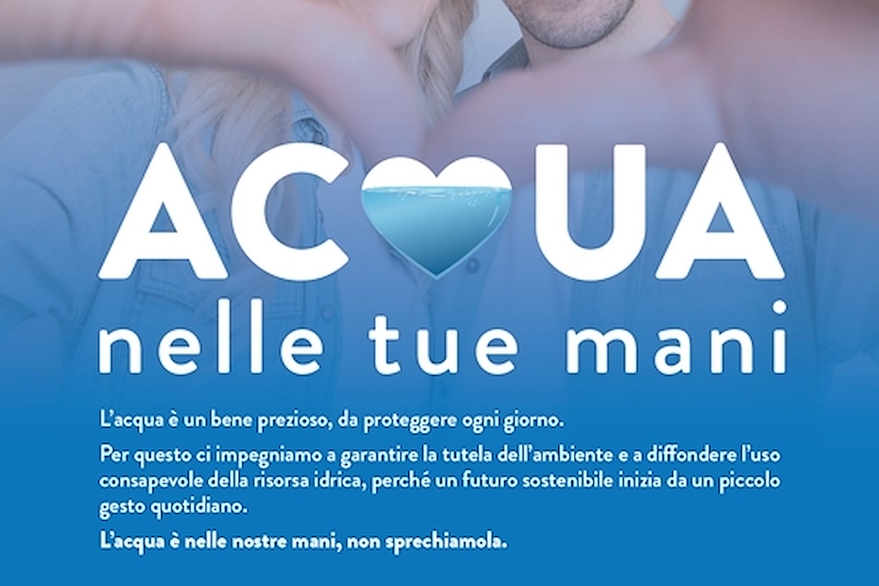 Campagna sul risparmio idrico e uso responsabile dell’acqua